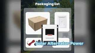 Cargador CC CC de 60 A: aumento de energía solar y de alternador