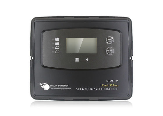 Controlador de carga solar PWM digital inteligente IP65 con protección contra sobrecarga para baterías marinas y de caravanas