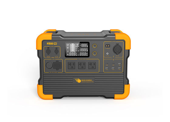 Generador solar UPS de iones de litio de 2000W 110V / 220V Protección múltiple Fácil de llevar