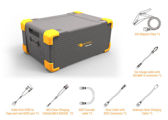 3072Wh Generador portátil externo Batería LiFePO4 Estación de energía solar portátil