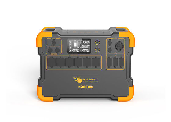 Inversor de onda senoidal pura Batería de litio portátil Generador solar 1200W Panel solar