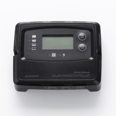 Controller de carga solar digital de LCD negro IP67 Máximo. Potencia fotovoltaica 760W 24V 380W 12V