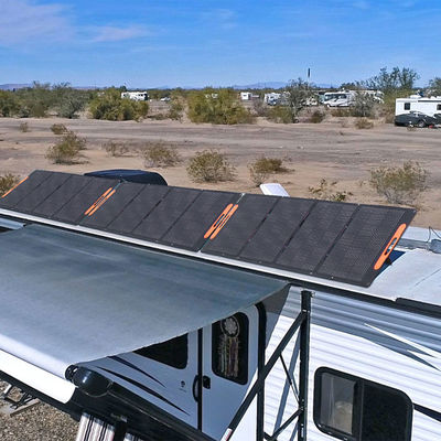 Kit de paneles solares plegables portátiles monocristalinos IP65 300W con cubierta frontal de ETFE