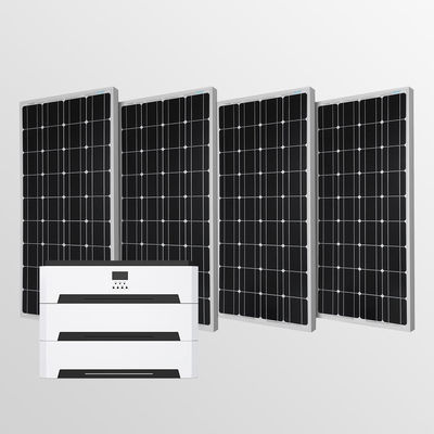 Buen precio 3150W LiFePO4 Sistema de almacenamiento de energía solar 6000 reciclados con rango de corriente fotovoltaica de 80A en línea