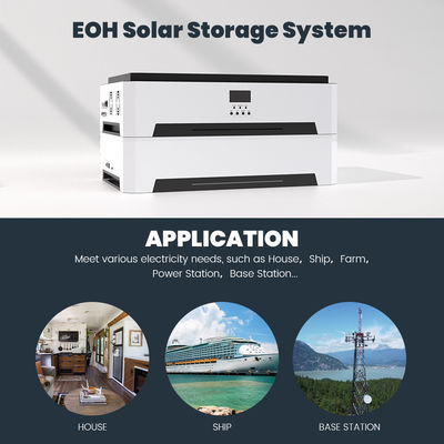Buen precio Inicio LiFePO4 Batería Sistema de almacenamiento de energía solar con inversor de onda senoidal puro de 10KW en línea