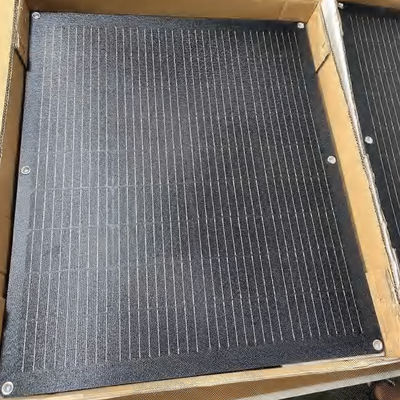 Panel solar semiflexible de 12 V de 100 vatios para vehículos recreativos