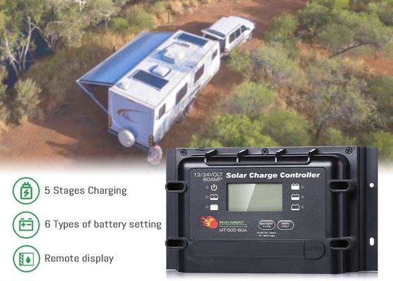 Controlador de carga solar digital 12V 24V PWM inteligente con BMS Despierta