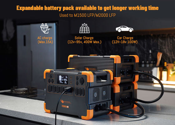 Buen precio LiFePO4 Generador portátil Batería Estación de energía recargable con capacidad de 3072Wh en línea