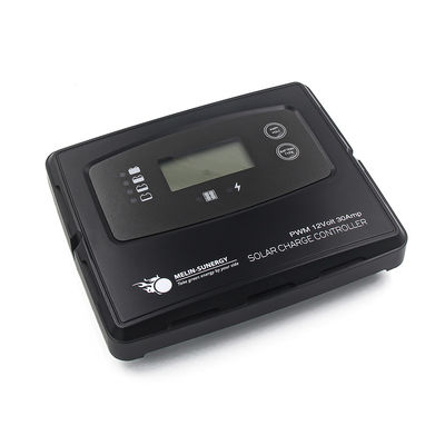 Controlador solar PWM de 40A con 2 años de garantía, clasificación IP22 y compensación de temperatura para sistemas de 12V-24V