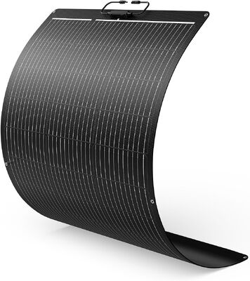 calidad panel solar semirrígido de 100w paneles solares fotovoltaicos flexibles para caravanas, autocaravanas, barcos, furgonetas fábrica